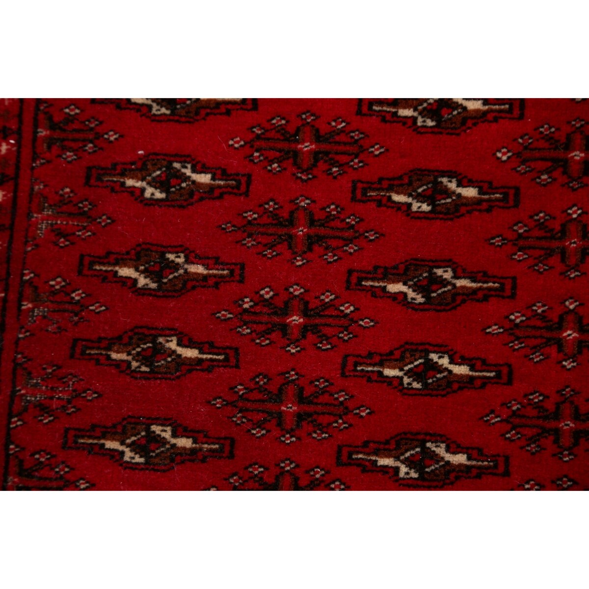 Geometric Bokhara Oriental Home Decor Area Rug Wool Hand-knotted - 1'10" x 3'8"