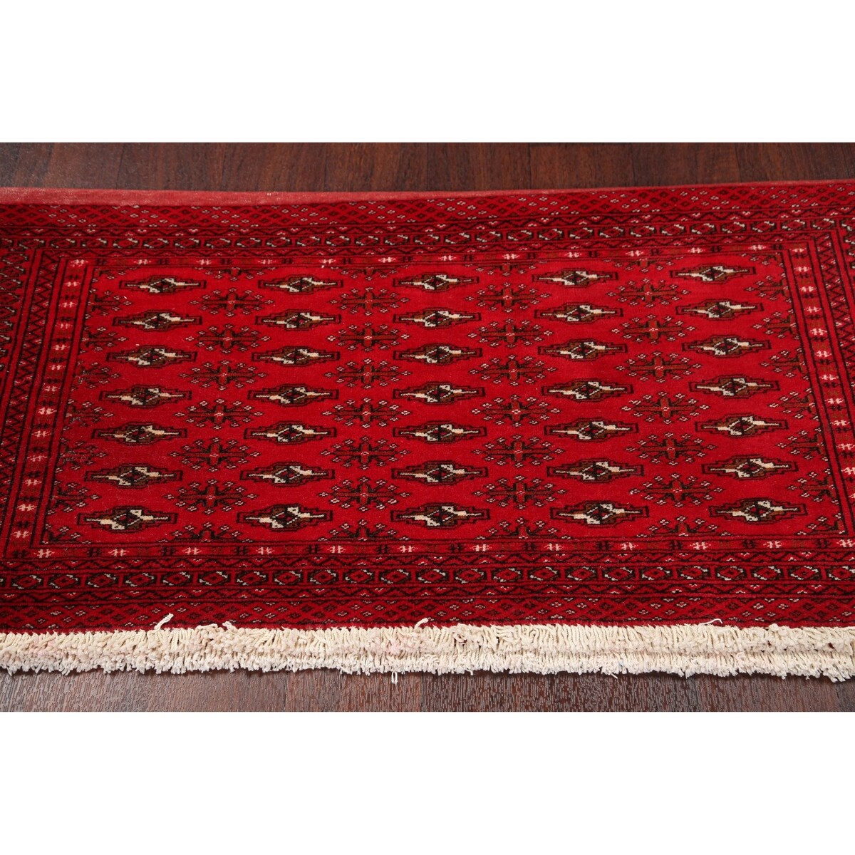Geometric Bokhara Oriental Home Decor Area Rug Wool Hand-knotted - 1'10" x 3'8"
