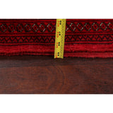 Geometric Bokhara Oriental Home Decor Area Rug Wool Hand-knotted - 1'10" x 3'8"