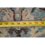 Geometric Floral Authentic Oushak Turkish Wool Area Rug Hand-knotted - 4'7" x 6'2"