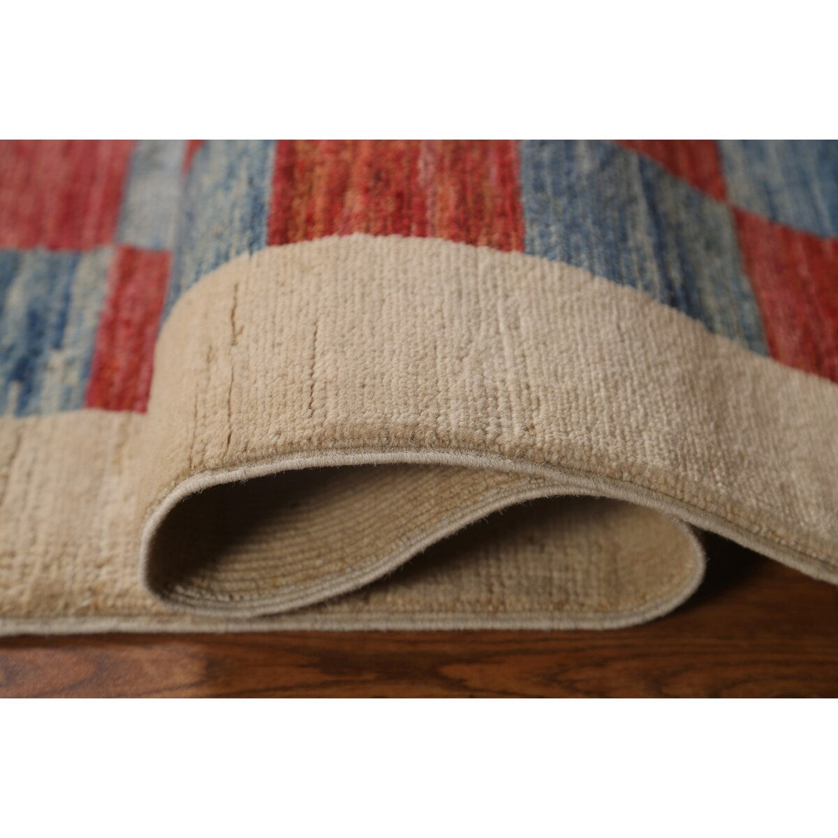 Geometric Gabbeh Kashkoli Modern Wool Rug Hand-knotted Foyer Carpet - 2'9" x 4'0"