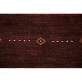 Geometric Gabbeh Oriental Area Rug Handmade Wool Carpet - 8'4"x 9'8"