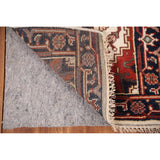 Geometric Heriz Indo Rug Hand-knotted Wool Carpet - 2'0" x 4'0"