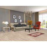 Geometric Heriz Indo Rug Hand-knotted Wool Carpet - 2'0" x 4'0"