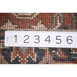 Geometric Heriz Indo Rug Hand-knotted Wool Carpet - 2'0" x 4'0"