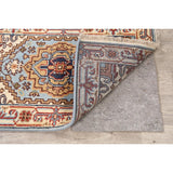 Geometric Heriz Oriental Light Blue Wool Rug Hand-knotted Foyer Carpet - 2'0" x 3'1"