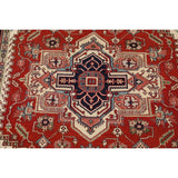 Geometric Heriz Serapi Oriental Dining Room Area Rug Hand-Knotted - 8'0" x 10'0"