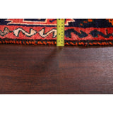 Oriental Lori Shiraz Hand Knotted Persian Carpet Area Rug - 6'8" x 5'7"