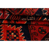 Oriental Lori Shiraz Hand Knotted Persian Carpet Area Rug - 6'8" x 5'7"