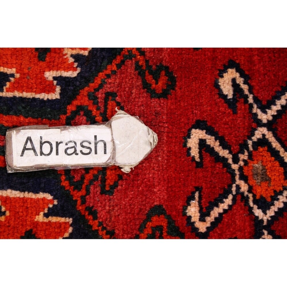 Oriental Lori Shiraz Hand Knotted Persian Carpet Area Rug - 6'8" x 5'7"