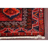 Oriental Lori Shiraz Hand Knotted Persian Carpet Area Rug - 6'8" x 5'7"