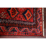 Oriental Lori Shiraz Hand Knotted Persian Carpet Area Rug - 6'8" x 5'7"