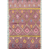 Geometric Modern Oriental Moroccan Area Rug Hand-knotted Wool Carpet - 5'3" x 7'6"