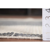 Geometric Moroccan Area Rug Bedroom Hand-Knotted Wool Carpet - 5'1" x 8'0"