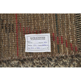 Geometric Moroccan Oriental Area Rug Wool Handmade Living Room Carpet - 7'11" x 10'6"