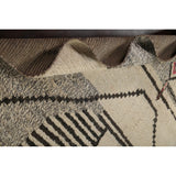 Geometric Moroccan Oriental Area Rug Wool Handmade Living Room Carpet - 7'11" x 10'6"
