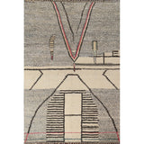 Geometric Moroccan Oriental Area Rug Wool Handmade Living Room Carpet - 7'11" x 10'6"