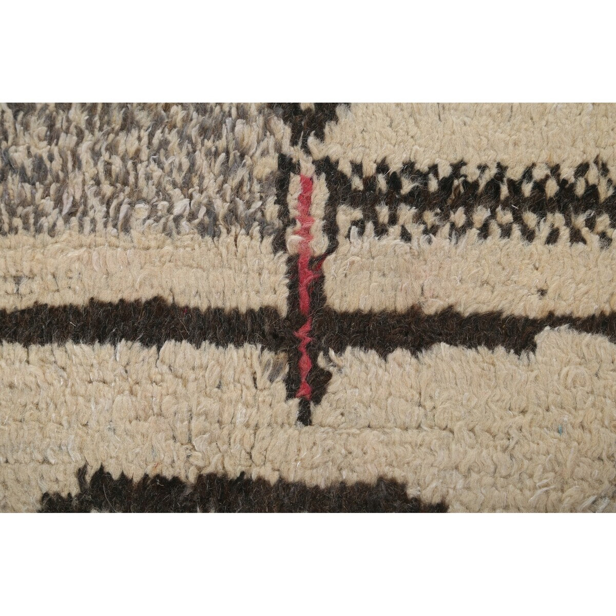Geometric Moroccan Oriental Area Rug Wool Handmade Living Room Carpet - 7'11" x 10'6"