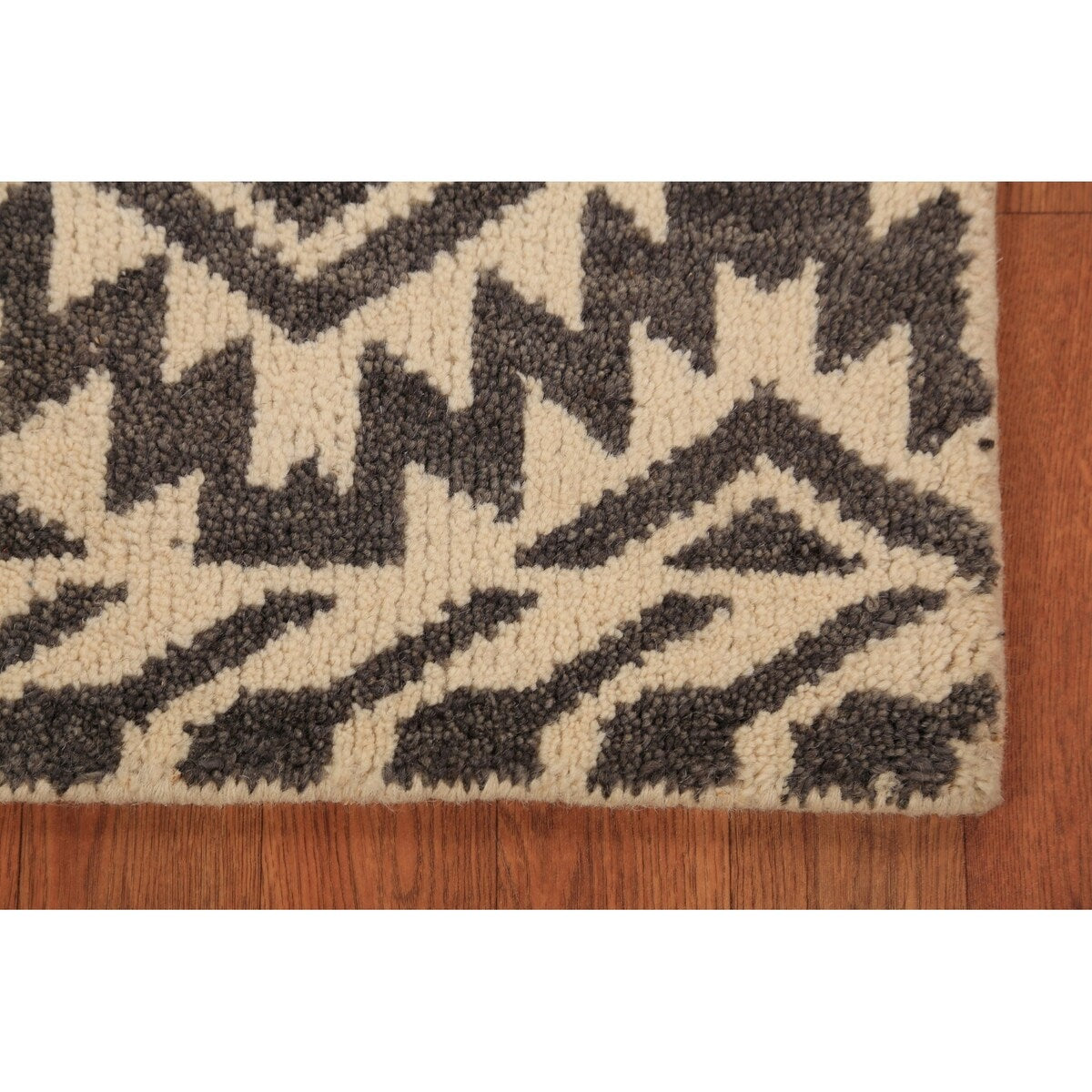 Geometric Moroccan Oriental Foyer Rug Hand-Knotted Wool Carpet - 2'0"x 3'0"