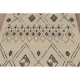 Geometric Moroccan Rug Hand-Knotted Bedroom Wool Carpet - 6'0"x 9'9"