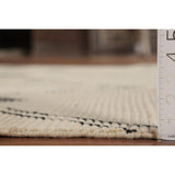 Geometric Moroccan Rug Hand-Knotted Bedroom Wool Carpet - 6'0"x 9'9"