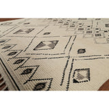 Geometric Moroccan Rug Hand-Knotted Bedroom Wool Carpet - 6'0"x 9'9"