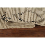 Geometric Moroccan Rug Hand-Knotted Bedroom Wool Carpet - 6'0"x 9'9"