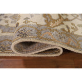 Geometric Oushak Oriental Runner Rug Handmade Wool Carpet - 2'7"x 7'11"