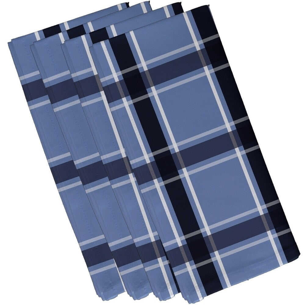 Geometric Plaid Print 10-inch Table Top Napkin