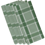Geometric Plaid Print 10-inch Table Top Napkin