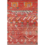 Geometric Plush Moroccan Area Rug Handmade Bedroom Wool Carpet - 7'10" x 10'9"