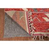 Geometric Plush Moroccan Area Rug Handmade Bedroom Wool Carpet - 7'10" x 10'9"