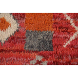 Geometric Plush Moroccan Area Rug Handmade Bedroom Wool Carpet - 7'10" x 10'9"