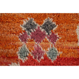 Geometric Plush Moroccan Area Rug Handmade Bedroom Wool Carpet - 7'10" x 10'9"