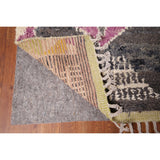 Geometric Plush Moroccan Oriental Area Rug Hand-Knotted Wool Carpet - 7'3" x 10'1"