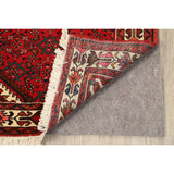 Geometric Traditional Hamedan Persian Wool Area Rug Hand-knotted - 3'6" x 5'3"
