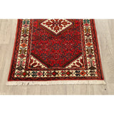 Geometric Traditional Hamedan Persian Wool Area Rug Hand-knotted - 3'6" x 5'3"