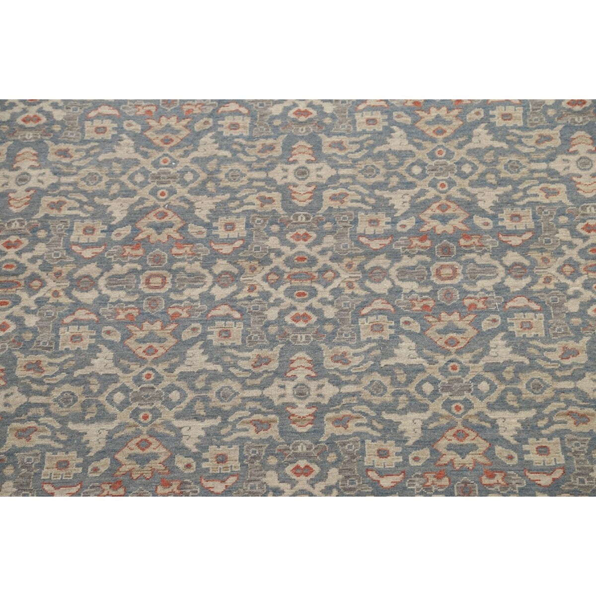 Geometric Traditional Ziegler Turkish Wool Area Rug Home Decor Carpet - 9'0" x 12'0"