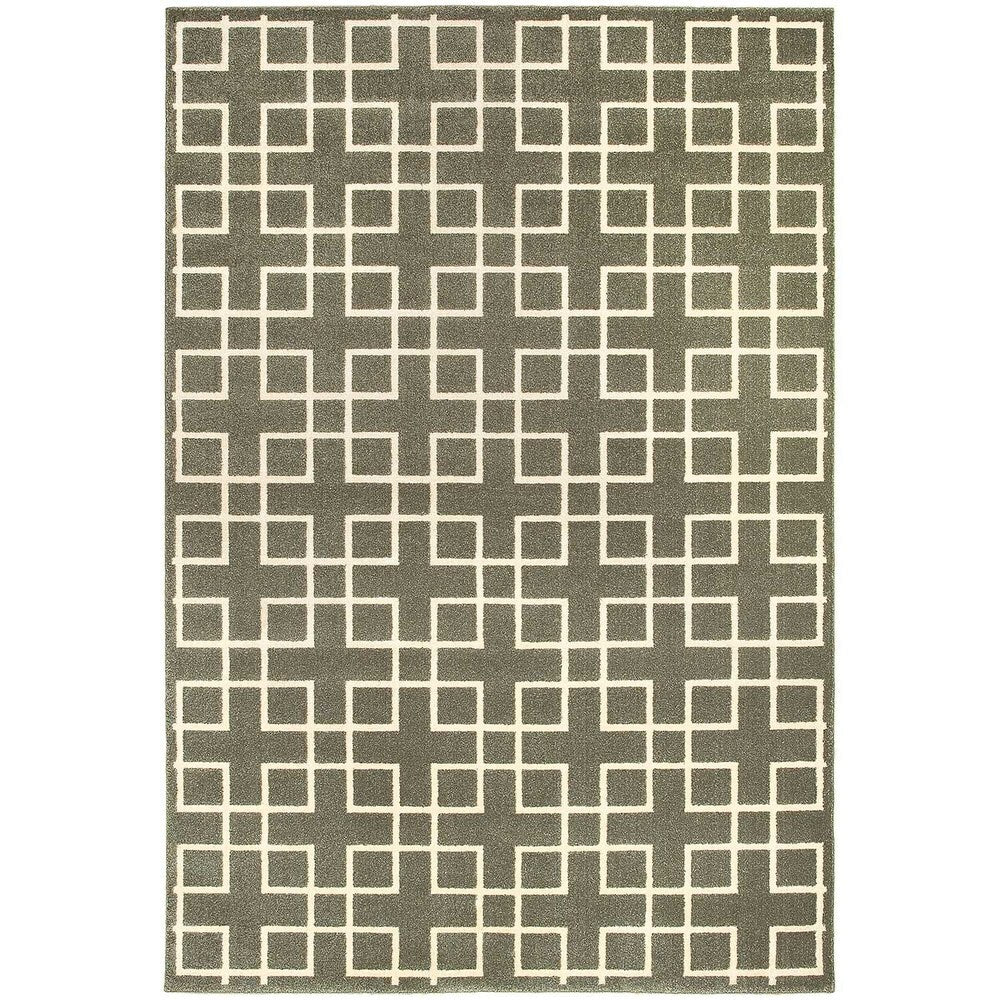 Vista Home Elance Geometric Trellis Heathered Area Rug