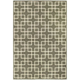 Vista Home Elance Geometric Trellis Heathered Area Rug