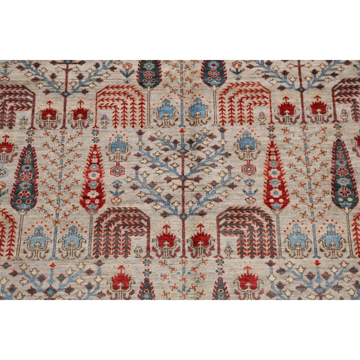 Geometric Tribal Kazak Oriental Home Decor Area Rug Wool Hand-knotted - 6'2" x 9'1"