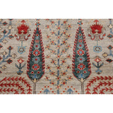 Geometric Tribal Kazak Oriental Home Decor Area Rug Wool Hand-knotted - 6'2" x 9'1"