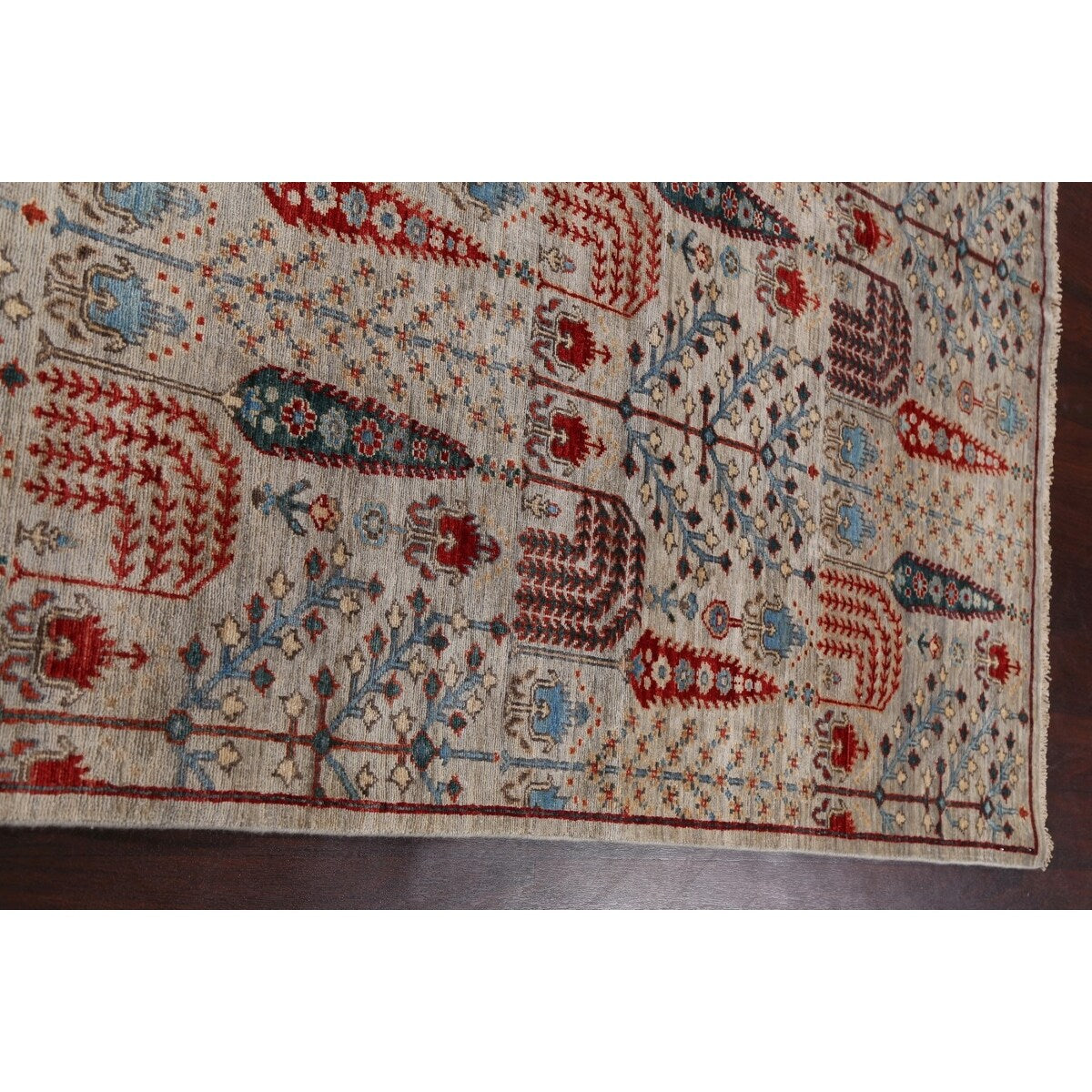 Geometric Tribal Kazak Oriental Home Decor Area Rug Wool Hand-knotted - 6'2" x 9'1"