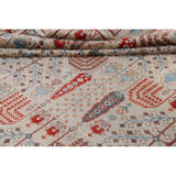 Geometric Tribal Kazak Oriental Home Decor Area Rug Wool Hand-knotted - 6'2" x 9'1"