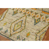 Geometric Tribal Moroccan Oriental Rug Handmade Bedroom Wool Carpet - 3'4" x 6'5"