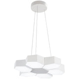 George Kovacs Hexacomb 1-Light Matte White Led Pendant