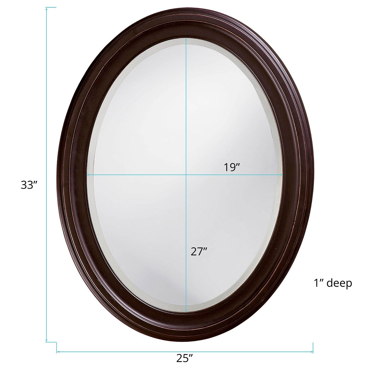 George Oil Rubbed Bronze Wall Mirror
