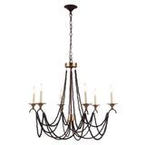 Georgia Collection 1429 Pendant Lamp with Rustic Gold Finish