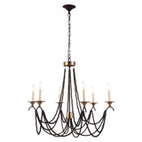 Georgia Collection 1429 Pendant Lamp with Rustic Gold Finish