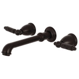 Kingston Brass Georgian 3-Hole Wall Mount Roman Tub Faucet